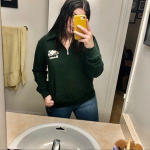 Roots green sweatshirt
